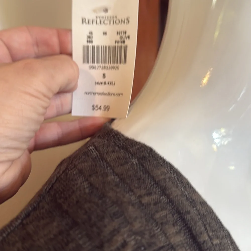 NWT northern reflections size small nina k Women's Open Front Cardigan Sweater - Picture 5 of 5